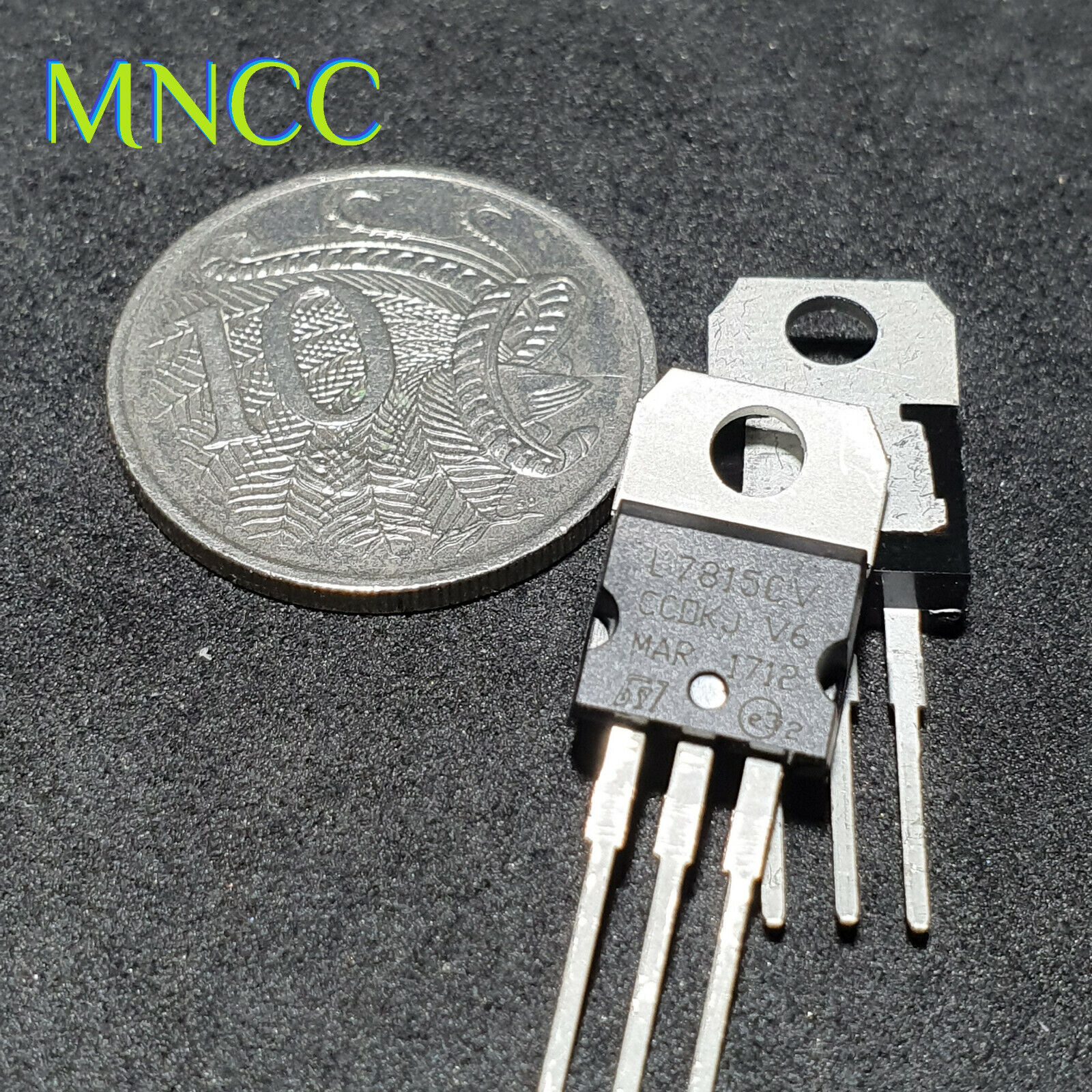 L7815CV +15V-1.5A LM7815C ST Fixed Positive +15V Voltage Regulator TO ...